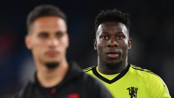 André Onana na partida entre Crystal Palace x Manchester United.