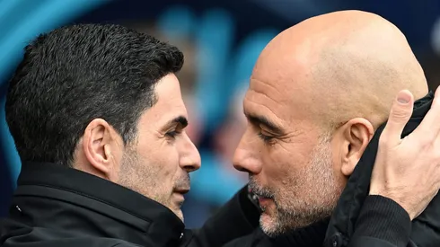 Guardiola admite vulnerabilidade contra Arteta antes do decisivo duelo entre Man City e Arsenal. (Foto: Michael Regan/Getty Images)