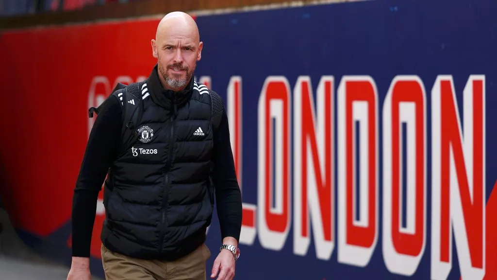 Erik Ten Hag, técnico do Manchester United. (Photo by Peter Nicholls/Getty Images)