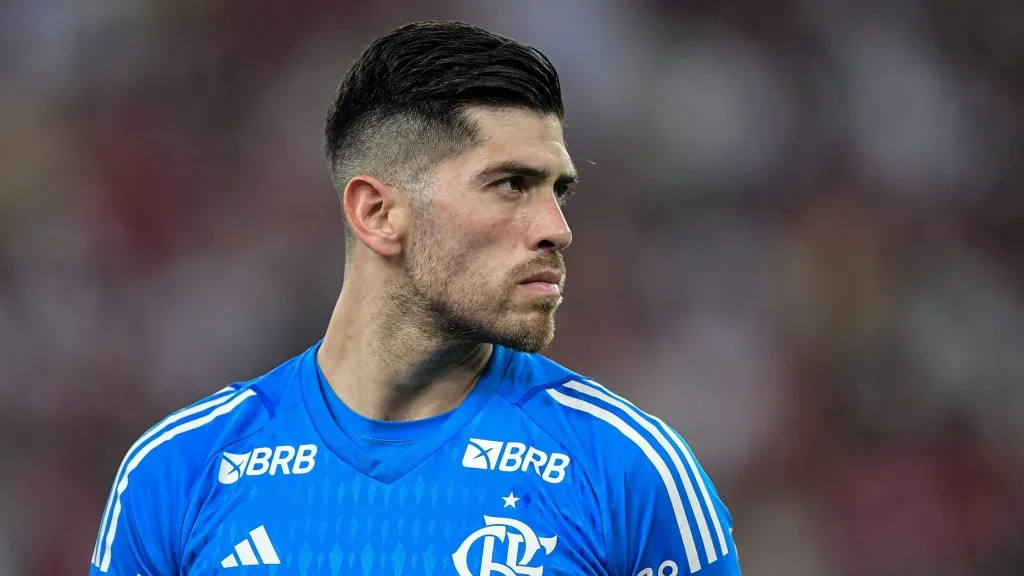 Agustín Rossi, goleiro do Flamengo. Foto: Thiago Ribeiro/AGIF