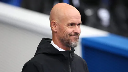 Erik ten Hag, treinador do Manchester United, (Photo by Steve Bardens/Getty Images)