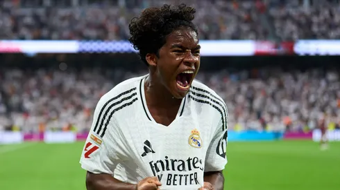 Endrick está com moral no Real Madrid (Foto: Angel Martinez/Getty Images)