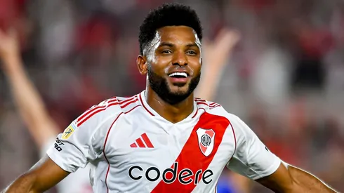 Ex-Palmeiras, Miguel Borja pode deixar o River Plate para atuar em gigante do Brasileirão. (Photo by Marcelo Endelli/Getty Images)