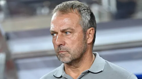 Hansi Flick em derrota pelo Barcelona