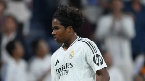 Endrick marca primeiro gol dele na Champions League. Foto: David Ramos/Getty Images