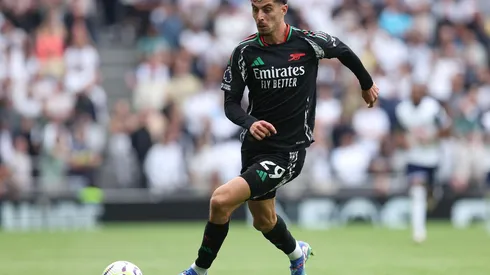 Havertz em ação durante o clássico entre Tottenham e Arsenal, no dia 15 de setembro de 2024, pela Premier League. (Sportimage Ltd / Alamy Stock Photo)