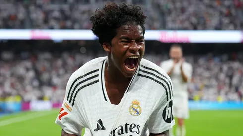 Endrick marcou o último gol do Real Madrid pela Champions League.