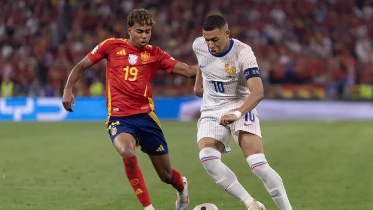 Yamal e Mbappé na Eurocopa.