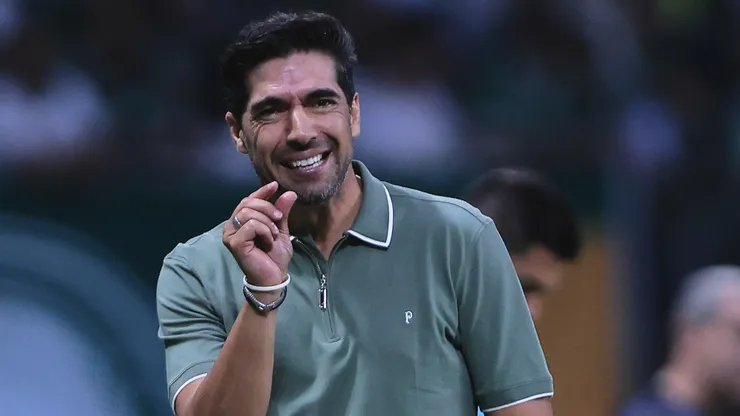 Abel Ferreira em goleada do Palmeiras contra o Criciúma