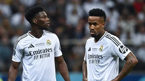 Bellingham e Tchouaméni devem reforçar o meio-campo do Real Madrid na Champions. (Foto: IMAGO / Sebastian Frej)