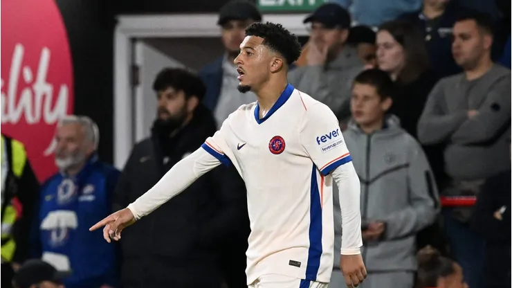 Jadon Sancho do Chelsea durante a partida da Premier League entre Bournemouth e Chelsea no Vitality Stadium. (Foto: IMAGO / Pro Sports Images)