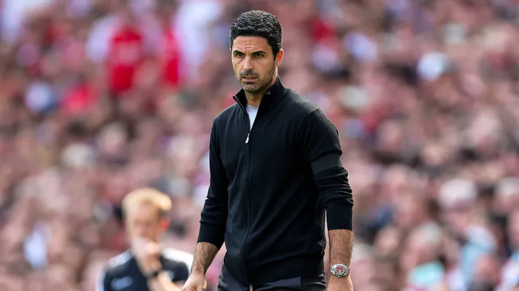Mikel Arteta em partida pelo Arsenal