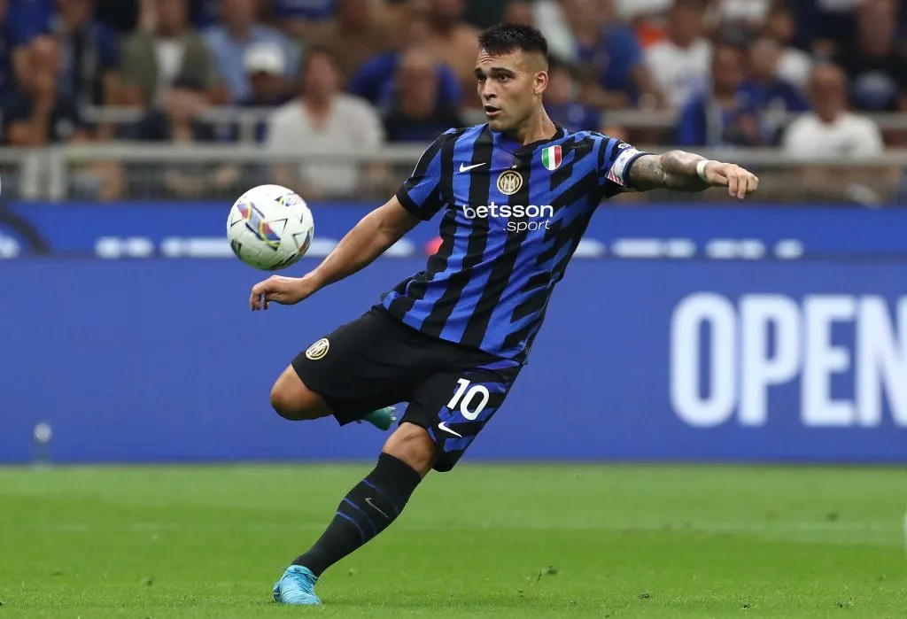 Lautaro Martínez, da Inter, em ação na Serie A