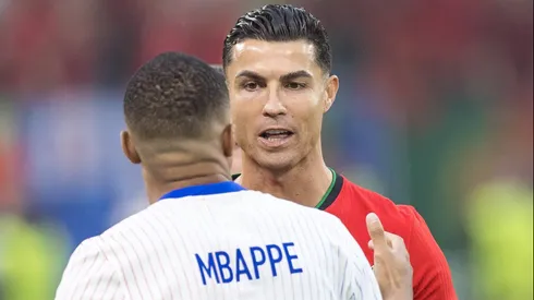 Cristiano Ronaldo e Kylian Mbappé se enfrentaram pela Eurocopa 2024