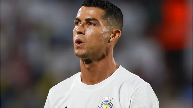 Pep Guardiola, do Manchester City, gera problema para Cristiano Ronaldo no Al-Nassr.(Photo by Yasser Bakhsh/Getty Images)