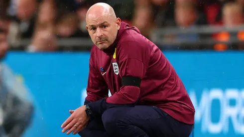 Lee Carsley, treinador interino da Inglaterra.