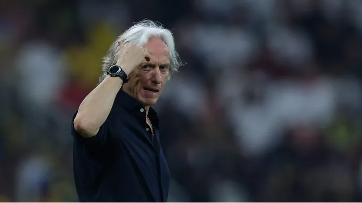 Jorge Jesus está no Al-Hilal, da Arábia Saudita. Foto: Yasser Bakhsh/Getty Images