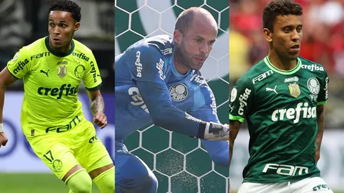 Palmeiras tomou decisões sobre futuros de três jogadores (Fotos: Cesar Greco/Palmeiras/Divulgação)
