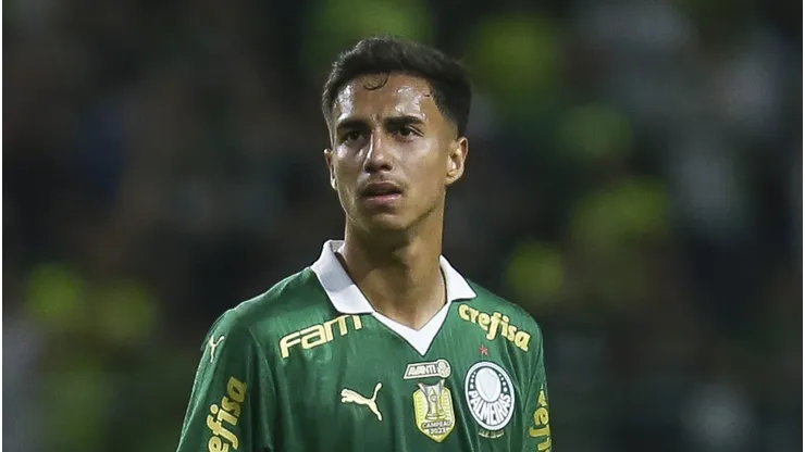 Vitor Reis, zagueiro do Palmeiras. (Photo by Ricardo Moreira/Getty Images)