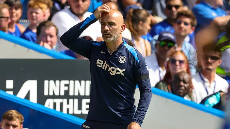 Enzo Maresca, técnico do Chelsea. (Foto: Nigel Keene/Imago/Pro Sports Images)