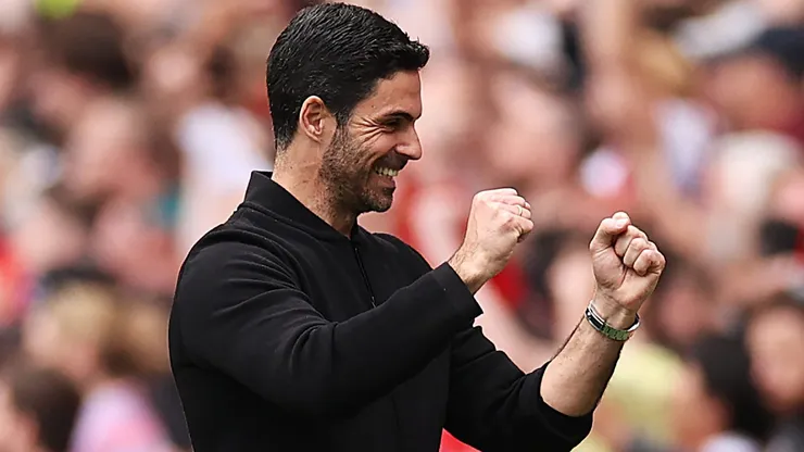 Mikel Arteta, técnico do Arsenal. (Photo by Ryan Pierse/Getty Images)