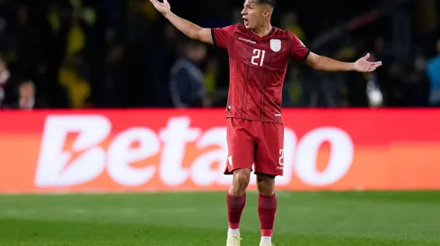 Alan Franco reclama durante o jogo entre Brasil e Equador, no dia 06 de setembro de 2024. (Associated Press / Alamy Stock Photo)