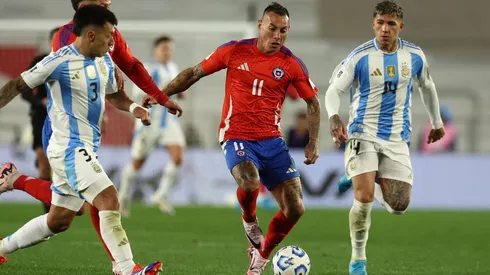 Vargas em campo no confronto entre Argentina e Chile, no dia 05 de setembro de 2024. (Alejandro Pagni / Alamy Stock Photo)