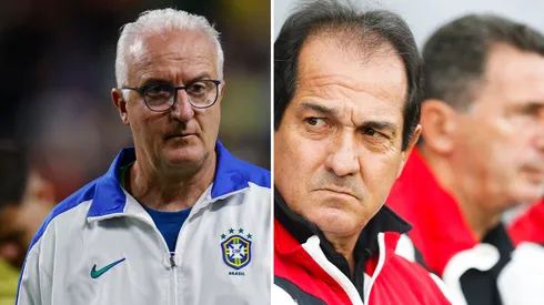 Muricy Ramalho, ídolo do São Paulo, revela o futuro técnico da Seleção Brasileira. Fotos: Kevork Djansezian e Alexandre Schneider/Getty Imagens