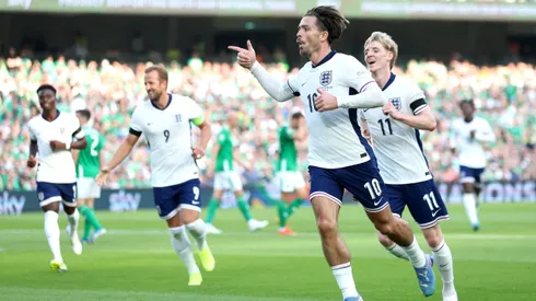 Grealish, de volta à Inglaterra, marcou contra a Irlanda, sua terra natal (Foto: Carl Recine/Getty Images)