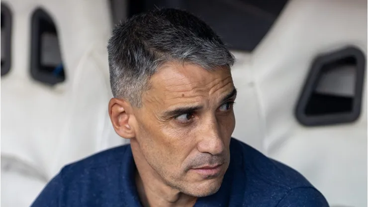 Vovjoda técnico do Fortaleza durante partida contra o Corinthians no estadio Arena Castelao pelo Campeonato Brasileiro A 2024. (Foto: Baggio Rodrigues/AGIF)