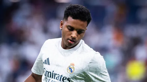 Rodrygo em partida pelo Real Madrid