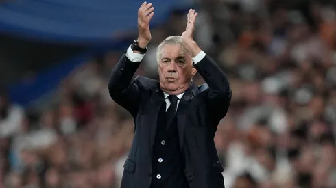 Carlo Ancelotti em partida pelo Real Madrid