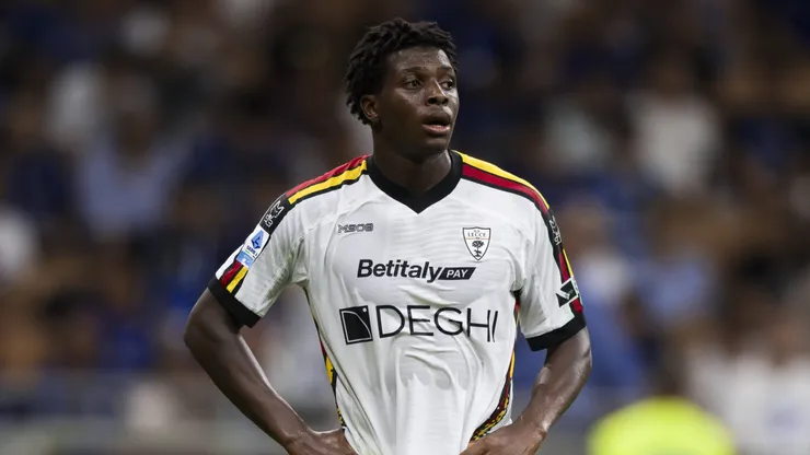 Patrick Dorgu, jogador do Lecce. (Foto: Nicolò Campo/Imago)