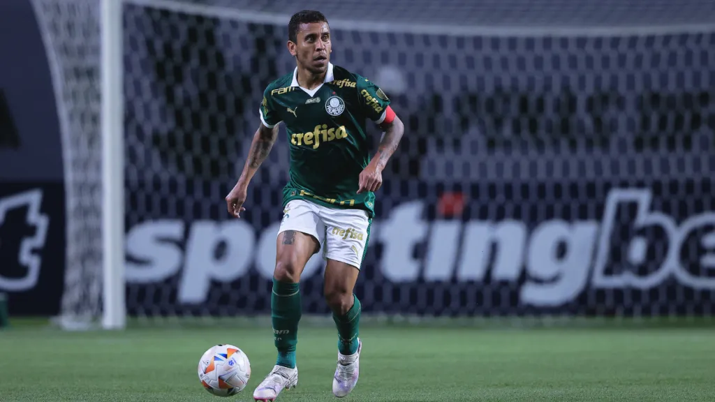 Marcos Rocha em partida contra o San Lorenzo (Ettore Chiereguini/AGIF)