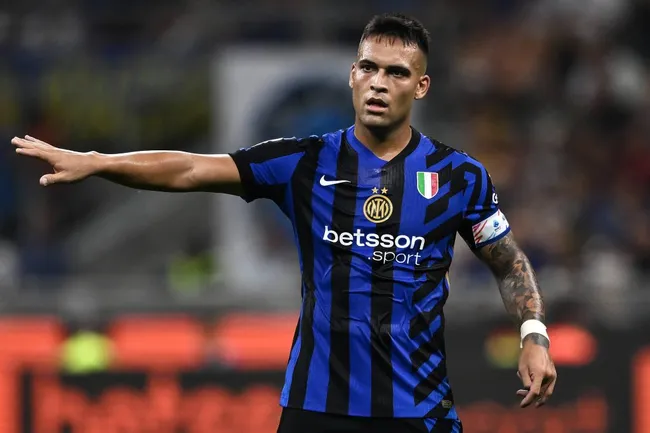 Lautaro Martínez em partida pela Inter. Foto: Imago