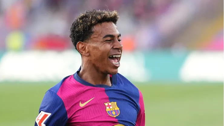 Lamine Yamal é comparado com Messi na Europa. Foto: Alex Caparros/Getty Images