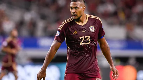 Rondon em campo na partida entre Venezuela e Canadá, no dia 06 de julho de 2024, na Copa América. (BSR Agency / Alamy Stock Photo)