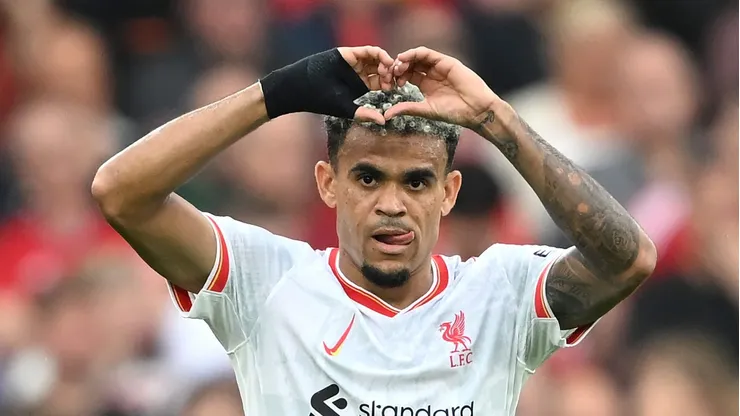 Luis Díaz deve renovar com o Liverpool. Foto: Michael Regan/Getty Images