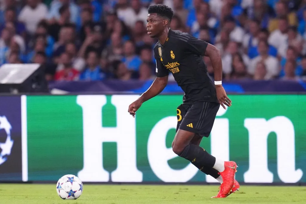 Tchouaméni em campo pelo Real. Foto: IMAGO / Fotoagenzia