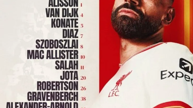 Divulgação X/ Liverpool