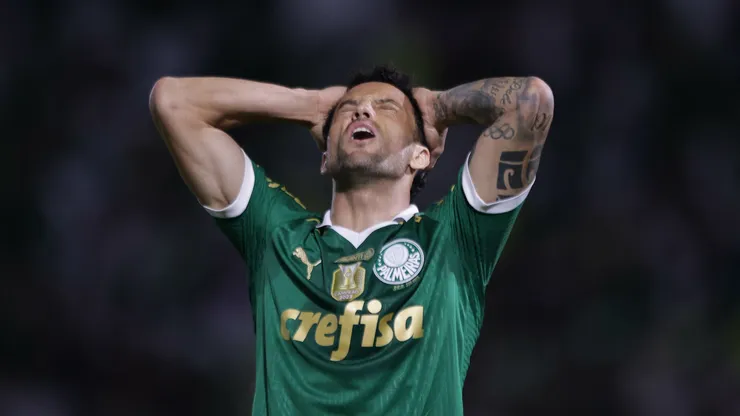 Felipe Anderson em partida pelo Palmeiras