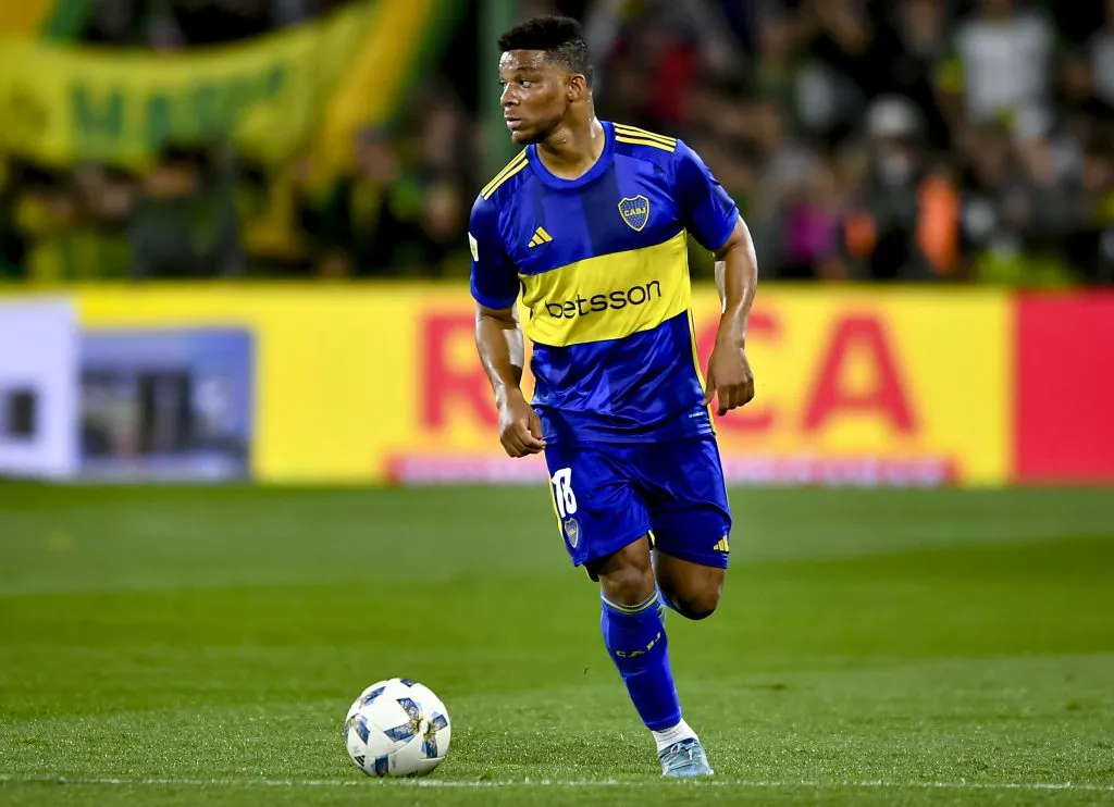 Fabra em campo pelo Boca Juniors (Photo by Marcelo Endelli/Getty Images)