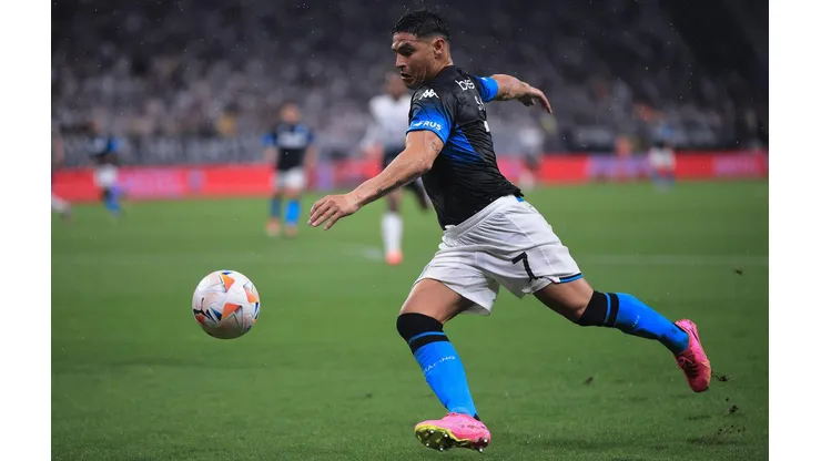 Salas em ação durante o jogo de ida entre Corinthians e Racing, no dia 25 de outubro de 2024. (Sipa US / Alamy Stock Photo)