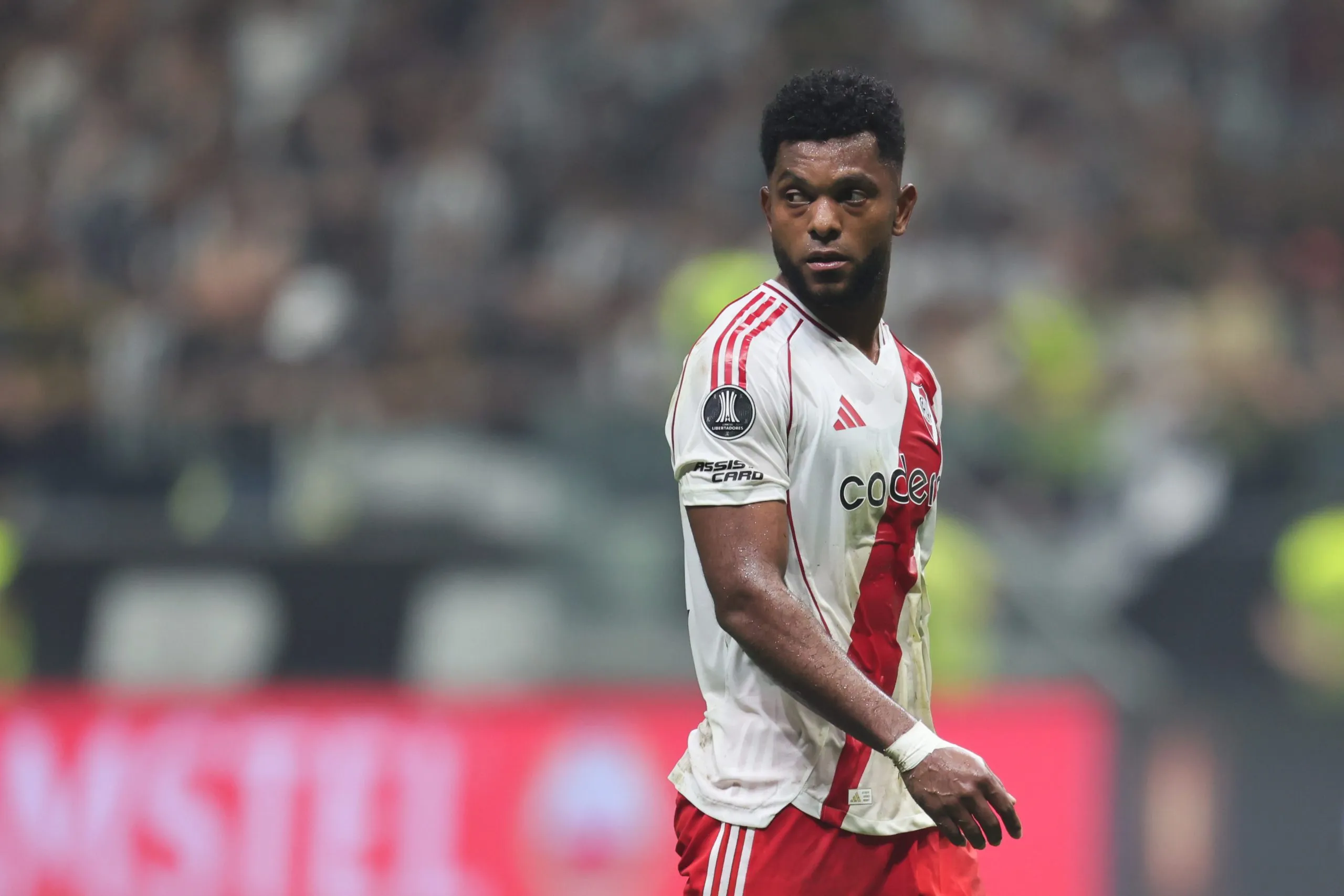 Miguel Borja pelo River Plate. (Foto: Gilson Lobo/Getty Images)