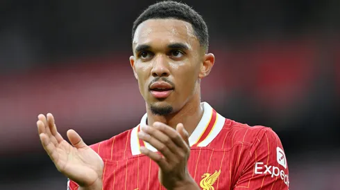 Alexander-Arnold é um grande alvo do Real Madrid, mas outra opção está em pauta. (Photo by Michael Regan/Getty Images)