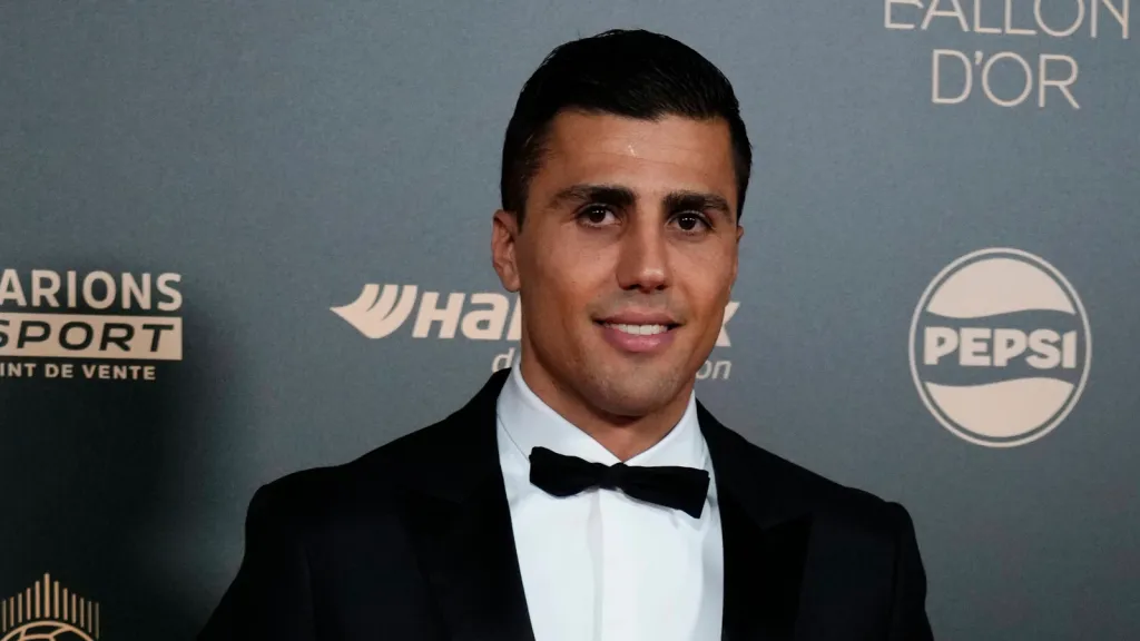 Rodri em sua chegada no evento (Foto: IMAGO / NurPhoto)