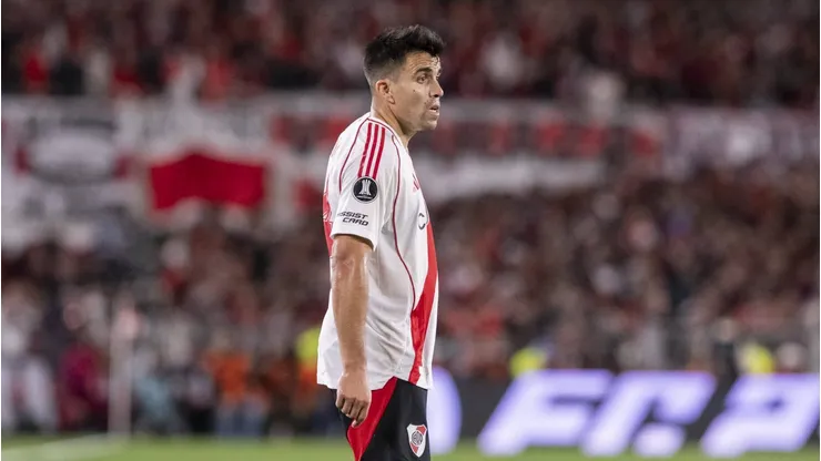 A presença de Marcos Acuña no jogo entre River Plate e Atlético Mineiro é incerta, e a equipe médica e técnica do clube está fazendo o possível para que ele possa participar da partida decisiva da Copa Libertadores. (Foto: IMAGO / ZUMA Press Wire)