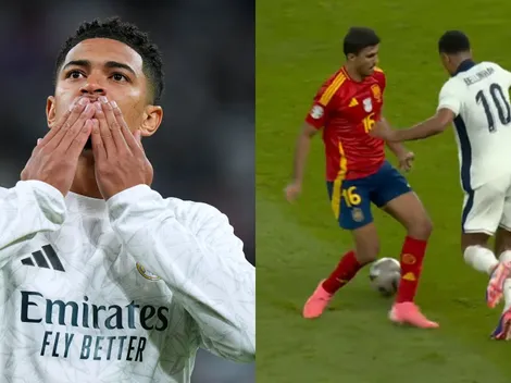 Bola de Ouro: Lance que Bellingham humilhou Rodri na Euro 2024
