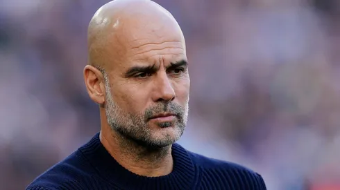 Guardiola em partida pelo Manchester City
