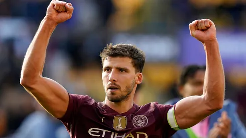 Rúben Dias em partida pelo Manchester City